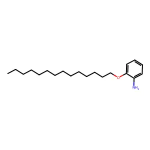 Benzenamine, 2-(tetradecyloxy)- structure