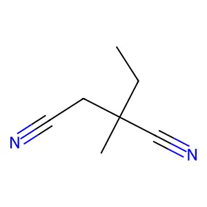 2-Ethyl-2-methylbutanedinitrile structure