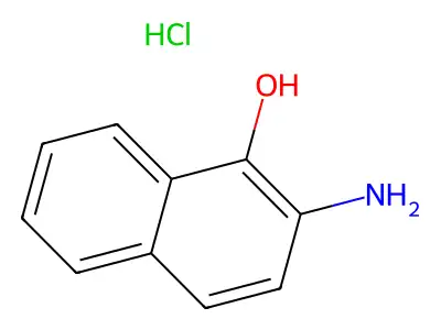 1-Hydroxy-2-naphthylammonium chloride structure