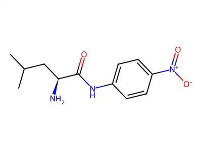 4-Methyl-2-(4-nitroanilino)pentanamide structure