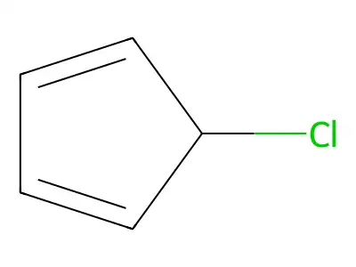 5-Chloro-1,3-cyclopentadiene structure