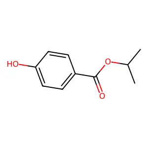 Isopropylparaben structure