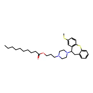 Oxyprothepin decanoate structure