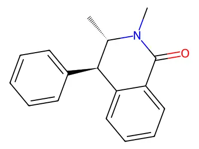 1(2H)-Isocarbostyril, 3,4-dihydro-2,3-dimethyl-4-phenyl-, (E)- structure
