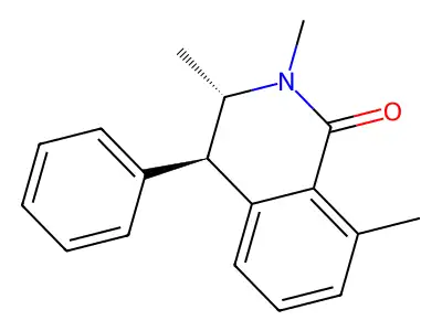 2,3,8-Trimethyl-4-phenyl-3,4-dihydroisoquinolin-1(2H)-one structure