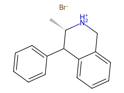 3-Methyl-4-phenyl-1,2,3,4-tetrahydroisoquinoline--hydrogen bromide (1/1) structure