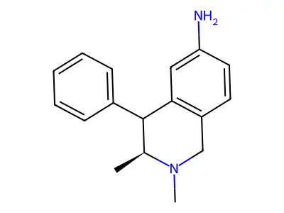 2,3-Dimethyl-4-phenyl-1,2,3,4-tetrahydroisoquinolin-6-amine structure