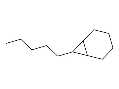 7-Pentylbicyclo[4.1.0]heptane structure