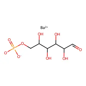 Galactose 6-(barium phosphate) structure