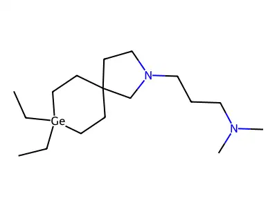 Spirogermanium structure