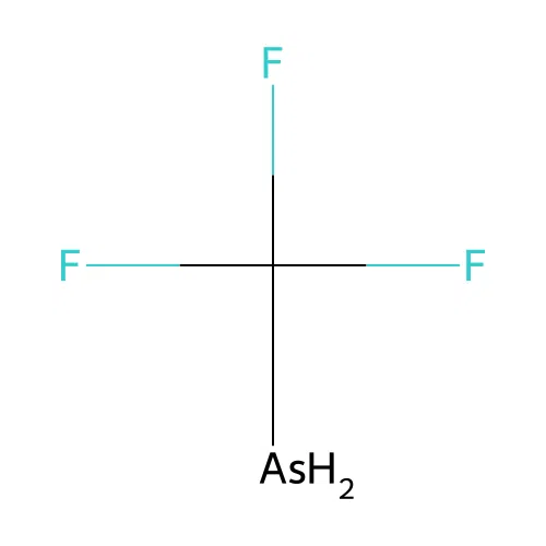 Trifluoromethylarsane structure