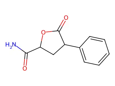 2-Furamide, tetrahydro-5-oxo-4-phenyl- structure