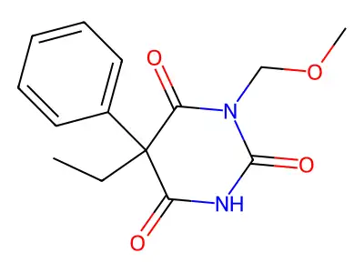 N-Methoxymethylphenobarbital structure