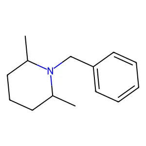 1-Benzyl-2,6-dimethylpiperidine structure