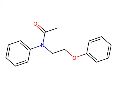 Acetamide, N-(2-phenoxyethyl)-N-phenyl- structure