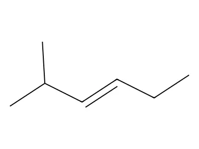 2-Methyl-3-hexene structure