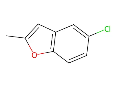 5-Chloro-2-methylbenzofuran structure