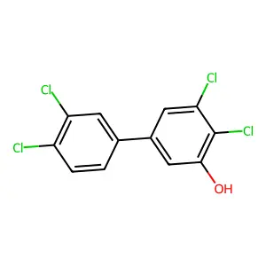(1,1'-Biphenyl)-3-ol, 3',4,4',5-tetrachloro- structure