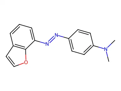 4-(1-Benzofuran-7-yldiazenyl)-N,N-dimethylaniline structure