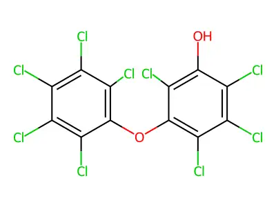 3-Hydroxynonachlorodiphenyl ether structure