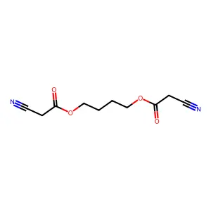 1,4-Butanediyl bis(cyanoacetate) structure