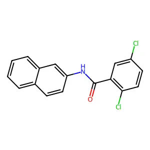 2,5-dichloro-N-(naphthalen-2-yl)benzamide structure