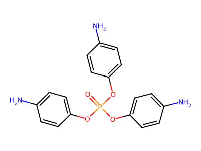 Phenol, p-amino-, phosphate (3:1) (ester) structure
