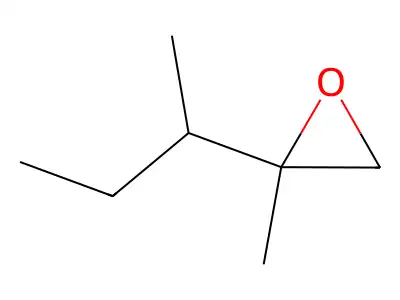 2-Methyl-2-(1-methylpropyl)oxirane structure