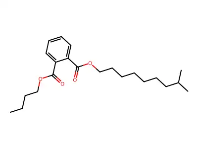 1,2-Benzenedicarboxylic acid, 1-butyl 2-isodecyl ester structure
