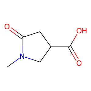 1-Methyl-5-oxopyrrolidine-3-carboxylic acid structure