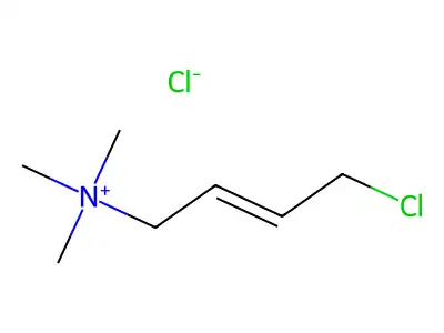 4-Chloro-2-butenyltrimethylammonium chloride structure