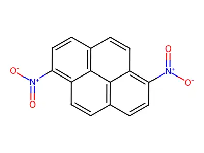 1,6-Dinitropyrene structure