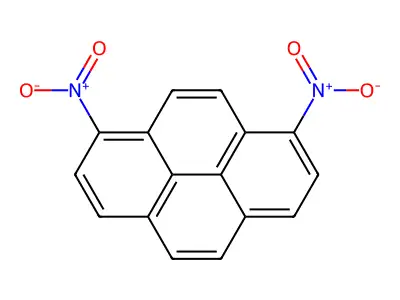 1,8-Dinitropyrene structure