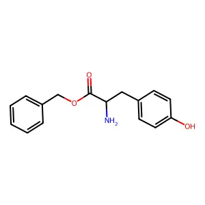(S)-Benzyl 2-amino-3-(4-hydroxyphenyl)propanoate structure