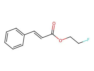 2-Fluoroethyl 3-phenylprop-2-enoate structure