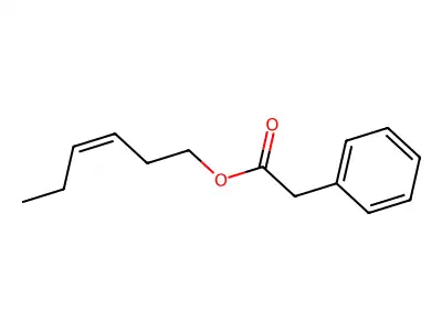 Hex-3-enyl 2-phenylacetate structure