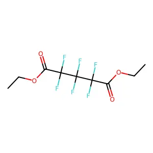 Diethyl hexafluoroglutarate structure