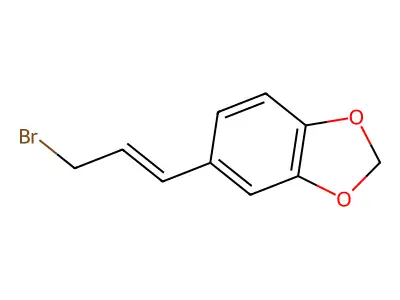 5-(3-Bromoprop-1-enyl)-1,3-benzodioxole structure