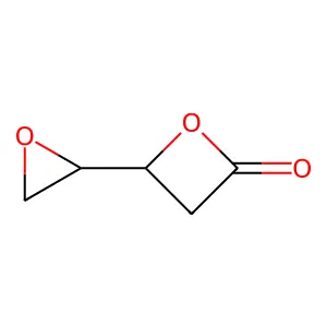 4,5-Epoxy-3-hydroxyvaleric acid-beta-lactone structure