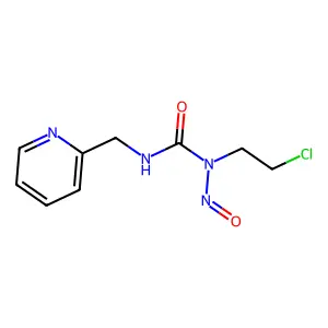 1-(2-Chloroethyl)-1-nitroso-3-(methylene-2-pyridinyl)urea structure