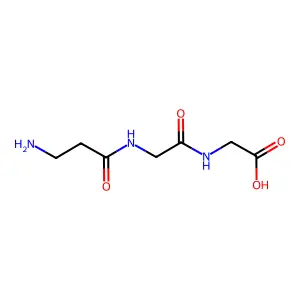 beta-Alanyldiglycine structure