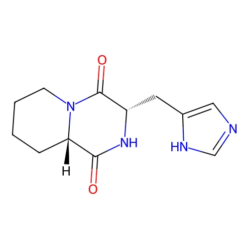 Histidyl-proline diketopiperazine structure