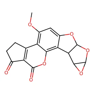 2,3-Epoxyaflatoxin B1 structure