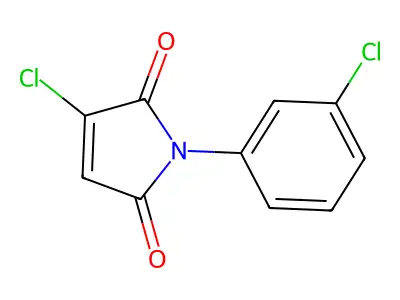 Maleimide, 2-chloro-N-(m-chlorophenyl)- structure