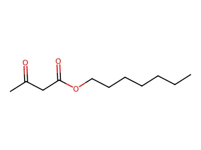 Heptyl acetoacetate structure