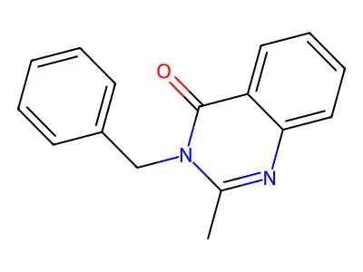 3-Benzyl-2-methylquinazolin-4(3h)-one structure