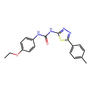 1-(4-Ethoxyphenyl)-3-[5-(4-methylphenyl)-1,3,4-thiadiazol-2-yl]urea structure