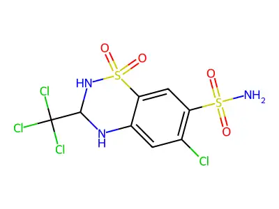 Teclothiazide structure