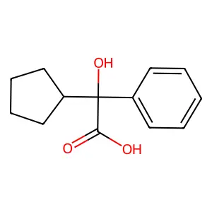 alpha-Cyclopentylmandelic acid structure