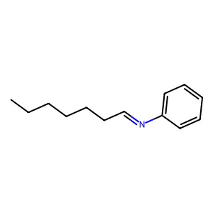 N-Heptylidenebenzenamine structure
